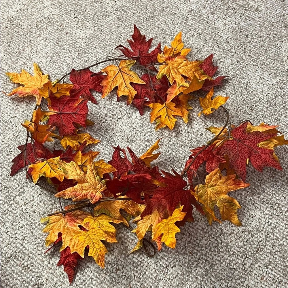 Vibrant Fall Leaf Garland
